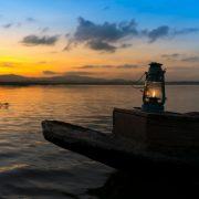 Lamps on the fishing boat